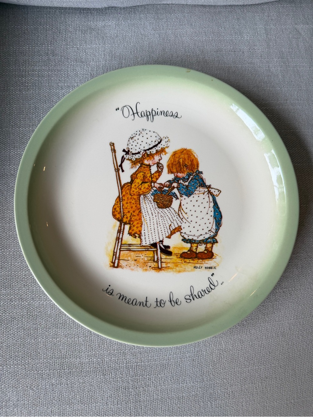 Holly hobbie vintage collectors edition Decorative Plate